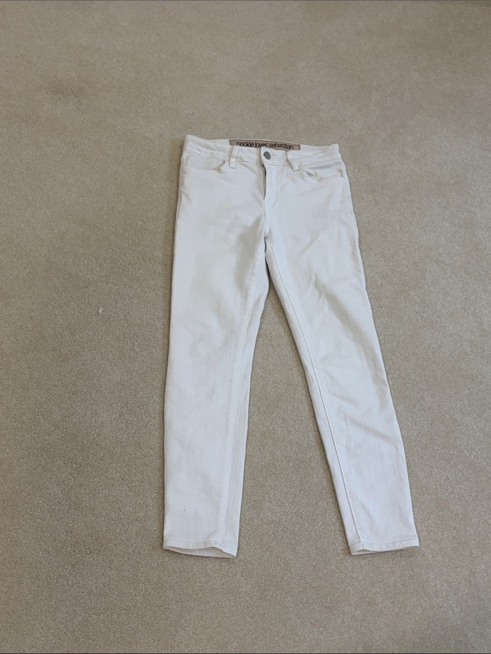 Just Black White Skinny Jeans